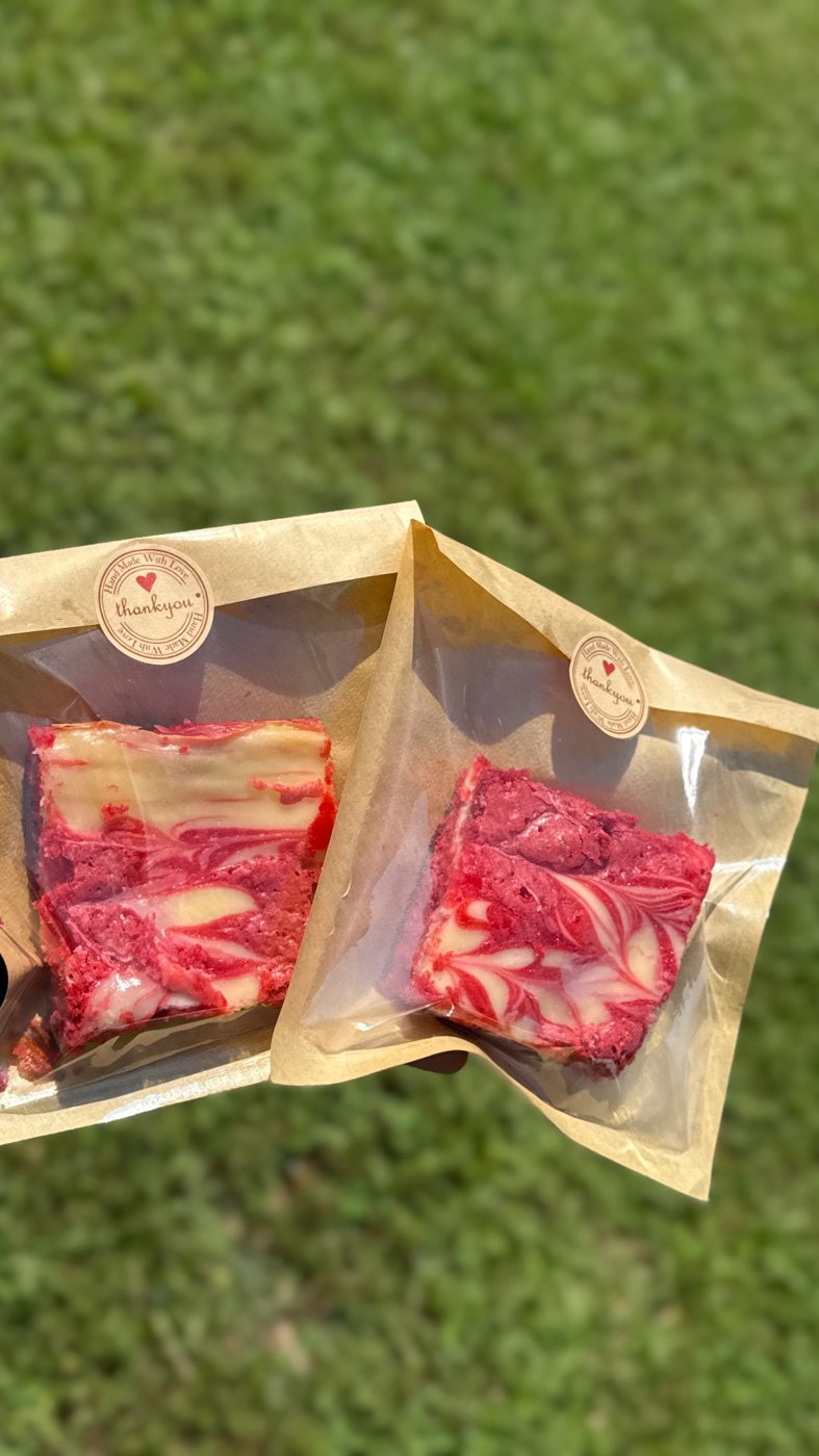 Red velvet cheesecake brownies